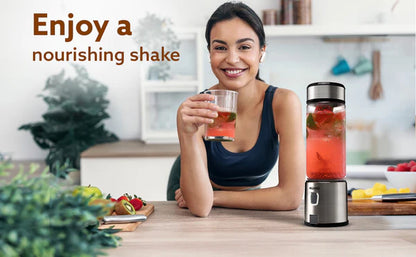 Mini Juicer Blender,Electric Juicer Bottle For Smoothies and Juices, Mixer