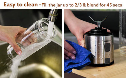 Mini Juicer Blender,Electric Juicer Bottle For Smoothies and Juices, Mixer