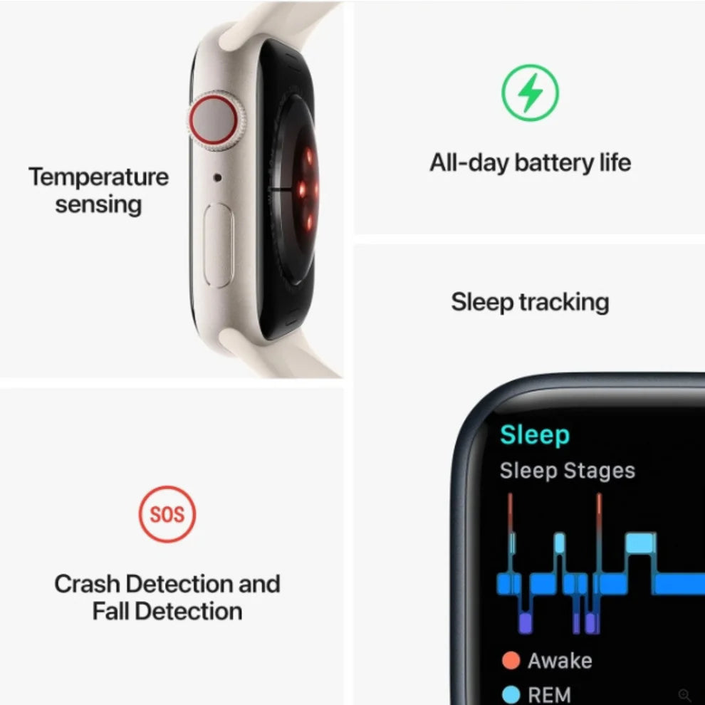 Apple Watch Series 10: OG With Logo And Advanced Health & Fitness Tracker, 1 year warranty